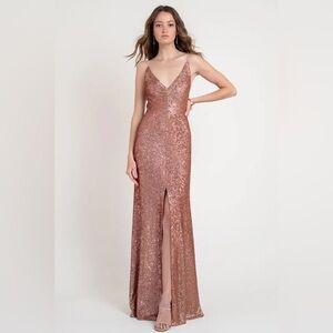 Jenny Yoo Zelda dress in English Rose